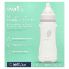 Balance Bottles, Standard, 0 Months, Slow Flow, 3 Bottles, 9 oz 270 ml Each