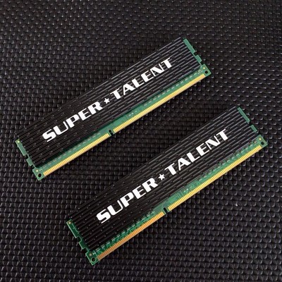 4GB (2GBX2) Super Talent WA133UA2G9 DDR3-1333 PC3-10600 CL9 Performance Memory