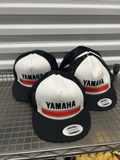 Vintage NOS Yamaha Hat Effects Snapback Hat FX Mesh Yupoong The Classics BWS