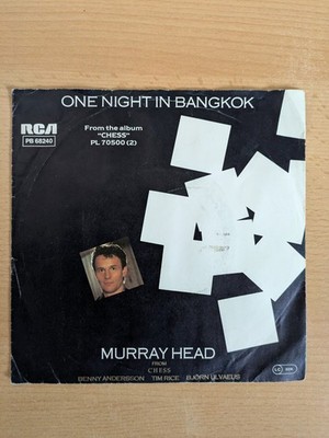 Murray Head One Night In Bangkok 7'' Single Vinyl 1984 RCA PB 68240 Chess