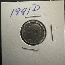 1991 D Roosevelt Dime Brilliant Luster