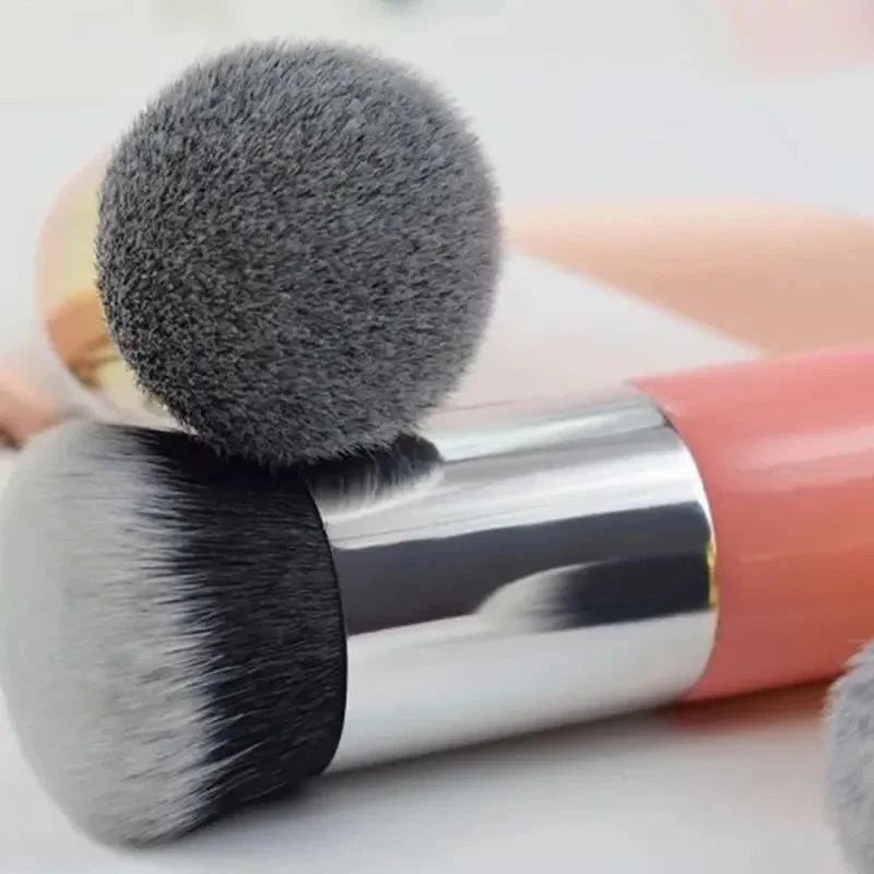 Pincel de maquiagem profissional – base plana, blush, contorno e pó ferramenta cosmética - Imagem 4 de 4