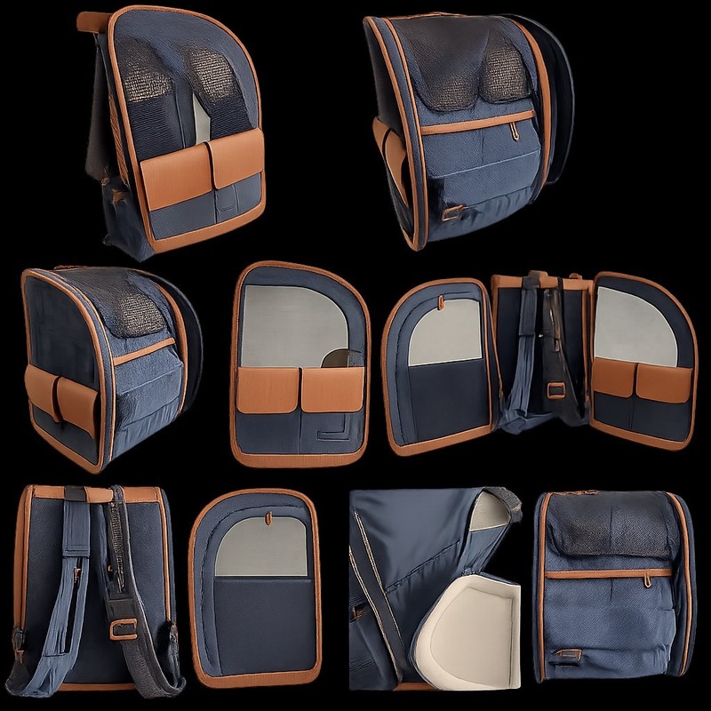 Collapsable Small Animal Back Pack Carrier