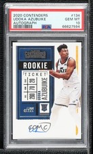 2020 Panini Contenders Rookie Ticket Udoka Azubuike #134 PSA 10 GEM MT Auto n0c