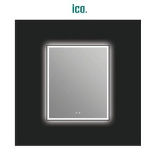 ICO Bath IE1130.MB Eden 30" W x 36" H Framed Bathroom Wall Mirror with Light