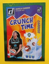 2025 Donruss WNBA Kamilla Cardoso Crunch Time Green Fireworks /399 #10