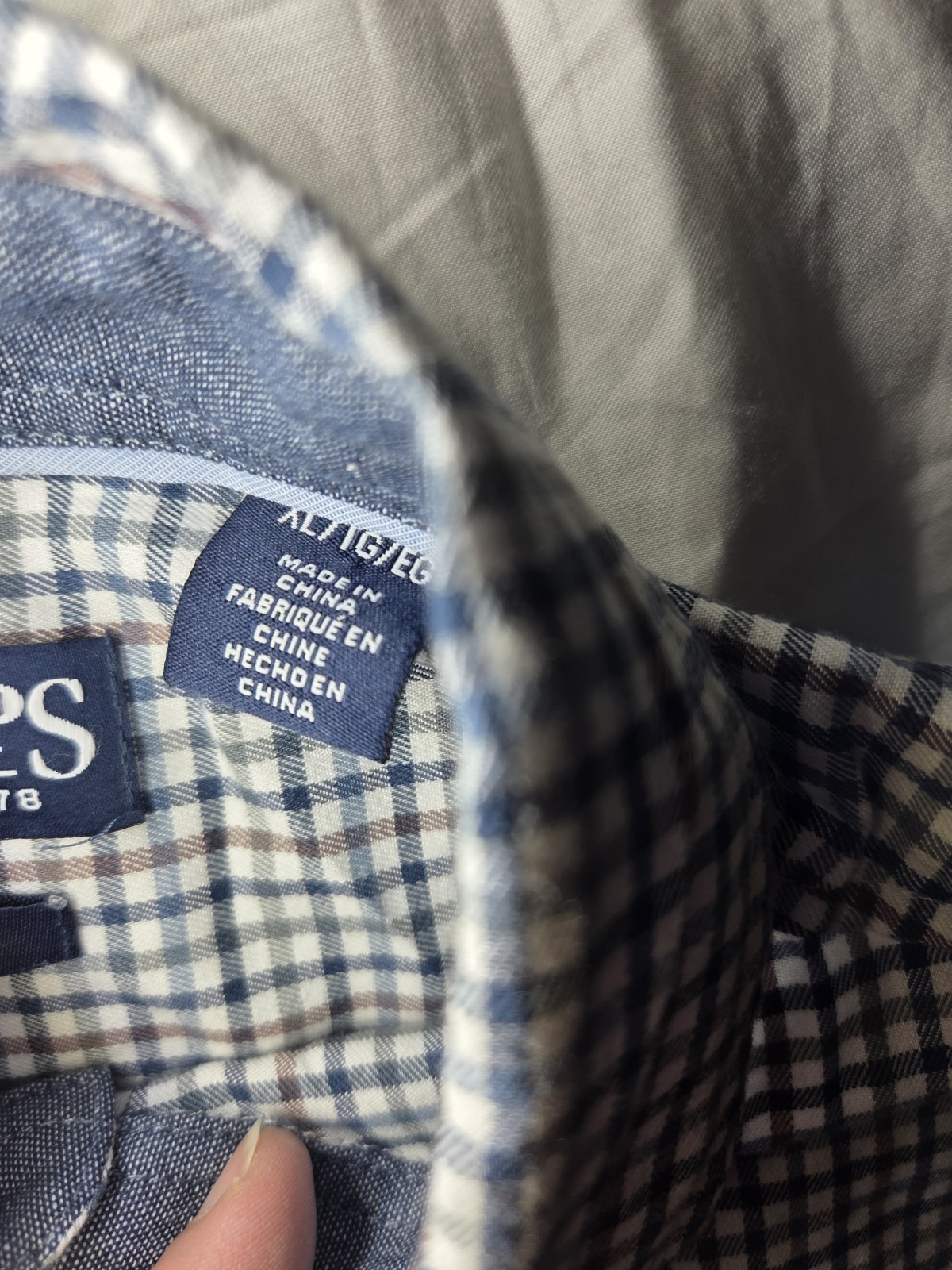 Chaps Stretch Button-Down Long Sleeve Checkered M… - image 5