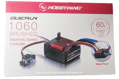 Hobbywing Fahrregler ESC Regler Quicrun WP-1060 Brushed, 60A