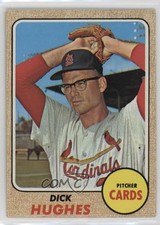 1968 Topps Dick Hughes #253 kg3