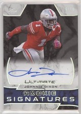 2019 Leaf Ultimate Rookie Signatures Silver Spectrum 6/10 Johnnie Dixon Auto c7w