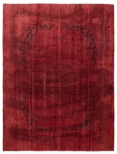 Vintage Oriental Hand-Knotted Carpet 9'6" x 12'6" Traditional Wool Area Rug