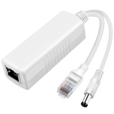 2-Pack Gigabit PoE Splitter 12V 2A Output with IEEE 802.3af/at Standard Compl...