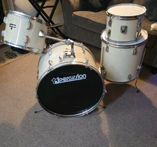 TJ Percussion 4 Pc Drum Set Great Shape