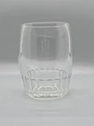 Federal Glass Barrel Clear Tumbler Lowball Glass Mid-Century Barware VTG (G29)