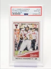 PATRICK MAHOMES II 2017 CLASSICS BLANK BACK ROOKIE CHIEFS RC /50 PSA 10 Q3391
