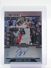 JOHNNY WILSON 2024 CONTENDERS ROOKIE VARIATION CONFERENCE RC AUTO /75 Q0933