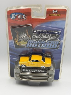 Joy Ride RC2 Diecast 1966 Chevy Nova, Body Coddington, Yellow, 1:64, NIB