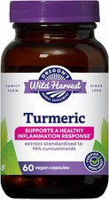 Oregon's Wild Harvest Turmeric Curcumin Supplement Vegan Capsules with BioPer...