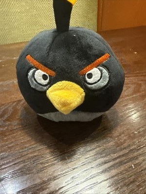 Angry Birds Plush Frankenstein Bomb 5'' Black Bolts Stuffed Animal Toy Rovio