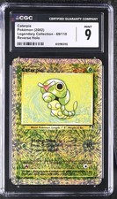CGC 9 MINT Caterpie 69/110 Legendary (collection) Reverse Holo Pokemon Card on eBay