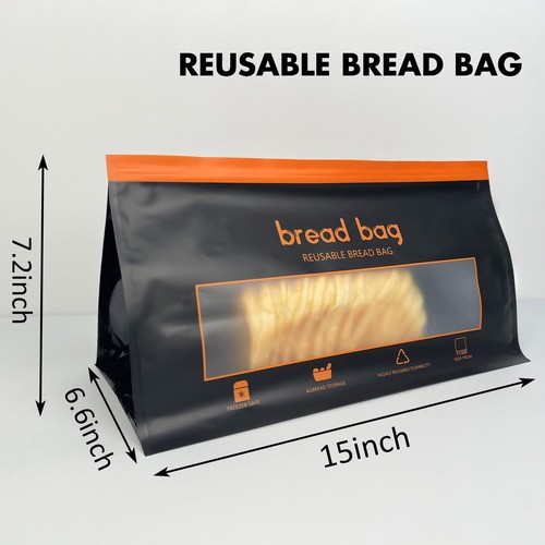 Bread Bags for Homemade Bread Reusable Bread Bags for Sourdough Bread with Se... - Picture 7 of 7