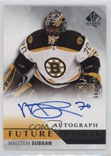 2015-16 SP Authentic Future Watch Auto 81/949 Malcolm Subban #235 Auto f0l