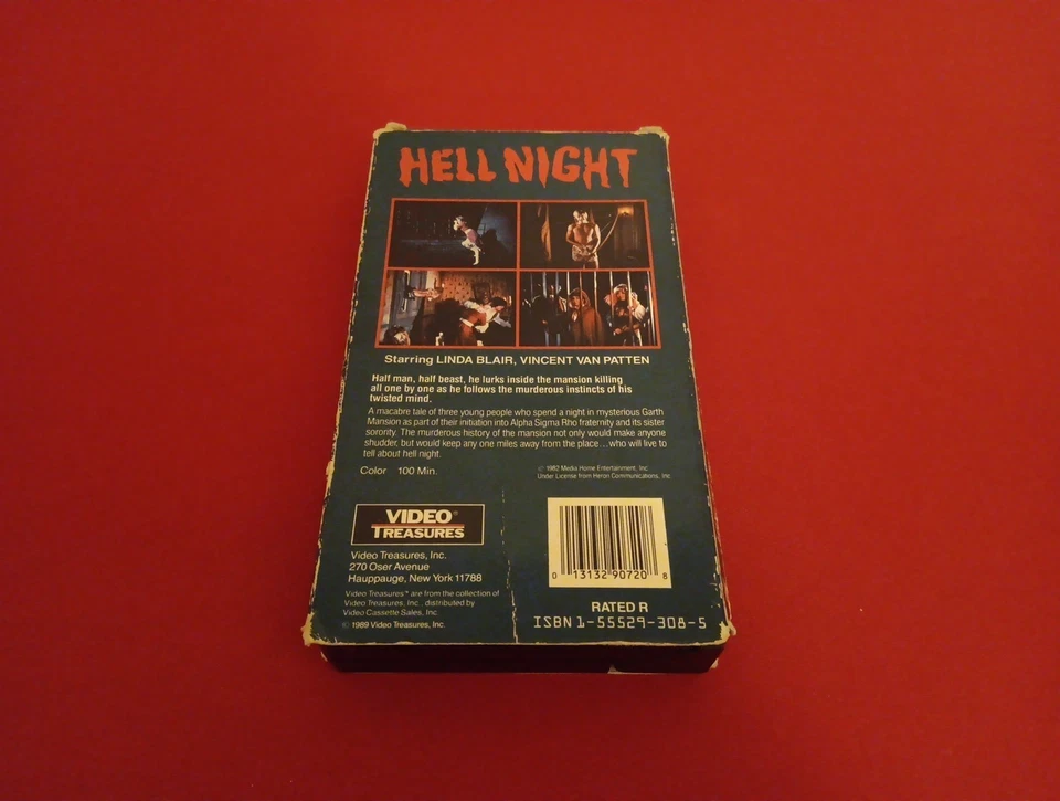 VHS Cassette Movie's Action Crime Thriller Horror Vintage Scary Movie Lot of 3 - Image 4 of 4