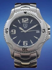 ESQ by Movado 40mm Blue Dial-Retro/Vintage Ships from USA