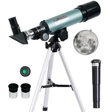 Astronomical Telescope, Mijiaowatch Telescope for Kids 360/50mm 90X Zoom HD Outd