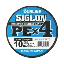 Sunline Line Sigron PEx4 200m 5color 0.6 10LB J 237