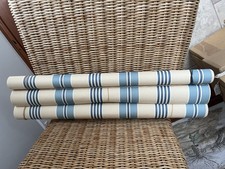 Lewis And Wood - Pimlico Stripe Wallpaper - Aqua - Remnants