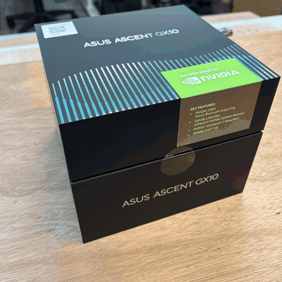 ASUS Ascent GX10 Compact Desktop AI Supercomputer 1TB 128 GB NVIDIA DGX  Spark