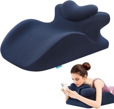 Ergonomic Memory Foam Wedge Pillow for Pain Relief  Comfort, Washable Cover
