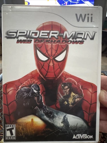 Spider-Man: Web of Shadows (Nintendo Wii, 2008) CIB, Tested