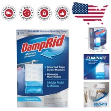 Fragrance Free Hanging Moisture Absorber 3 Pack - 16oz for Odor Control