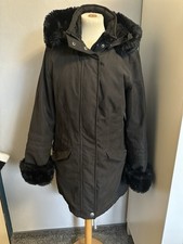 Wellensteyn Mantel Darling braun mit Fellkapuze Gr. M