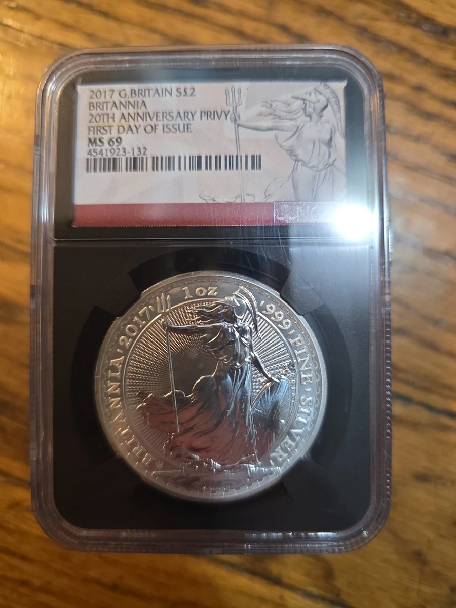 UK Britannia MS 69 NGC Certified Silver Bullion Coins for sale | eBay