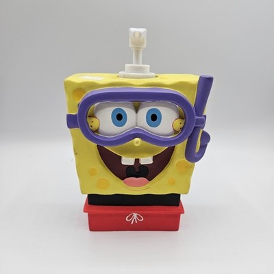 Spongebob Squarepants VTG Bobble Head Lotion Soap Dispenser 2005 Viacom RARE!