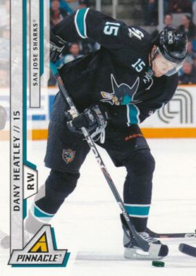 2010-11 Pinnacle #39 DANY HEATLEY - San Jose Sharks