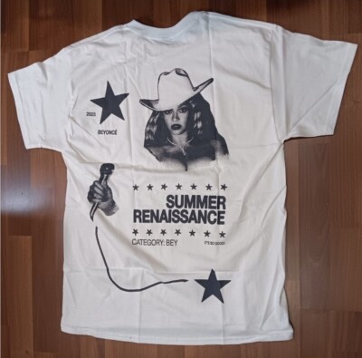 Beyoncé Official Renaissance World Tour Merch Summer T-Shirt SMALL