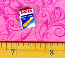 DOLLHOUSE Miniature  Size Band aids Box