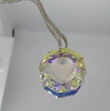 Swarovski Crystal Clear AB 28mm Sunburst 6208 Suncatcher/ Prism/ Ornament; Rare