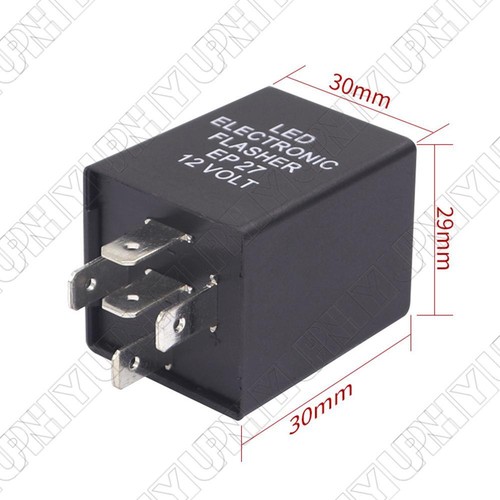 5-Pin LED Electronic Flasher Relay For EP27 LED Turn Signal Lamp Hyper Flash 12V - Picture 3 of 5