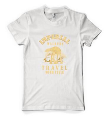 Imperial Walker Travel In Style ATAT Star Wars personalisiertes T-Shirt Erwachsene Unisex