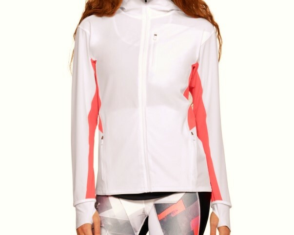 white running hoodie