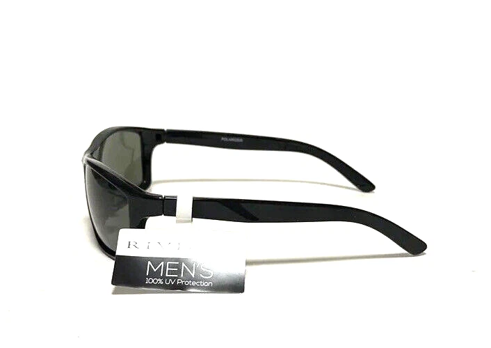 Nuevas gafas de sol para hombre marca Riviera de plástico brillante deportivas informales vendedor de EE. UU. Foto 4 de 4