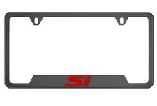Black Chrome License Plate Frame For Civic Si Black Chrome License Plate Frame For Civic Si