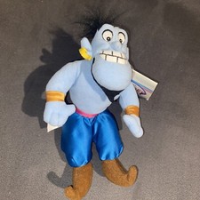 Disney Bean Bag Plush - GENIE Aladdin  9 inches - Mint with Tag