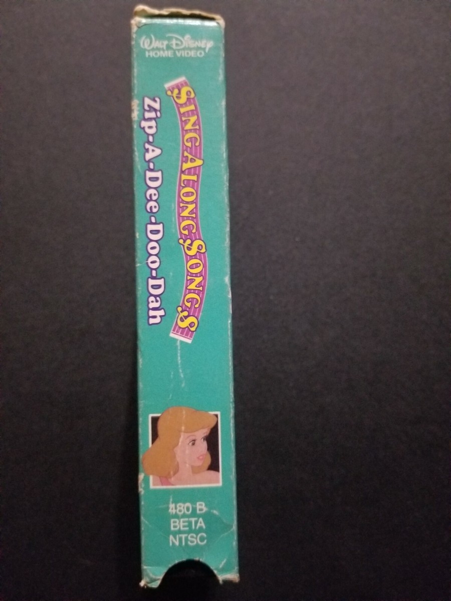 Disney's Sing Along Songs - Zip-A-Dee-Doo-Dah (Betamax, 1986