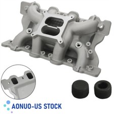 Engine Intake Manifold 7564 For Ford 351c Rpm Air Gap Small Block V8 Dual Plane